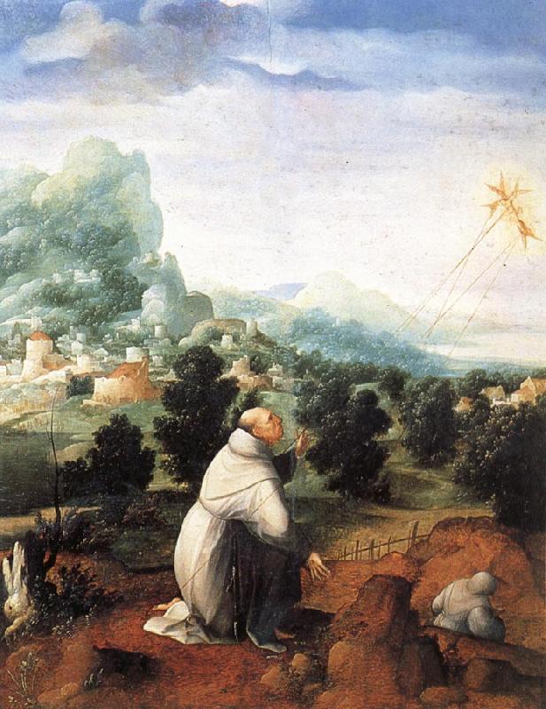 Jan van Scorel The Stigmata of St.Francis oil painting image